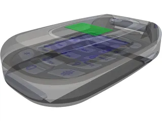 LG Celular Mobile Phone 3D Model preview