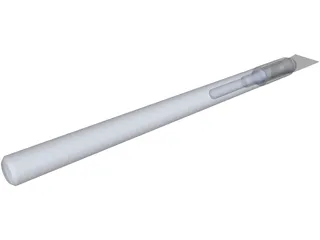 Xacto Knife 3D Model preview