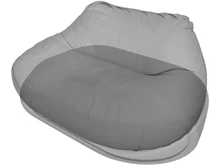 Serralunga Sofa 3D Model preview