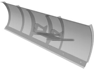 ATV Plow 3D Model preview