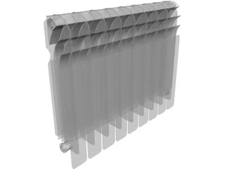 Heater Indoor 3D Model preview