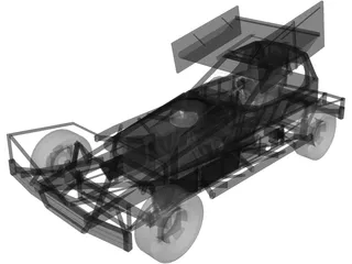 F1 Brisca Stockcar 3D Model preview