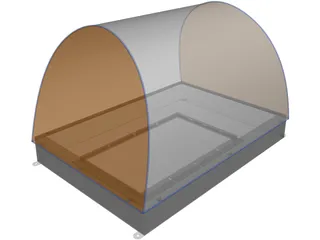 Hose Reels Pallet 3D Model preview