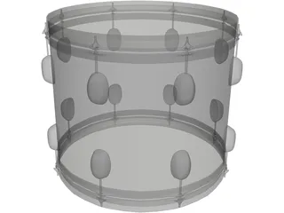 Drum 3D Model preview