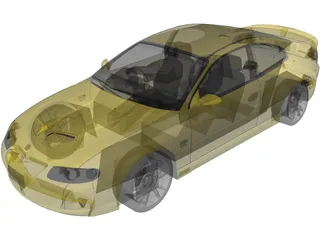 Opel/Vauxhall Monaro VXR V8 3D Model preview