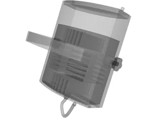 Projector Exhibition Light 3D Model preview