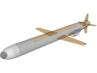 BGM-109 Tomahawk 3D Model preview