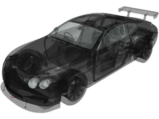Bentley Continental (2004) 3D Model preview