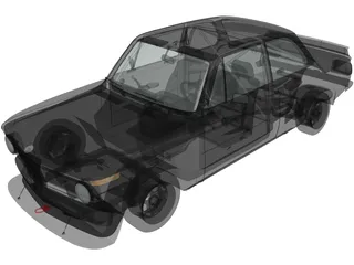 BMW 2002 Turbo (1973) 3D Model preview