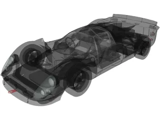 Ferrari 330P4 (1967) 3D Model preview