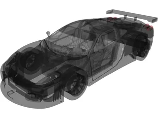 Ferrari F430 GT (2008) 3D Model preview