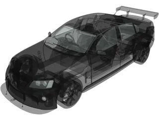 Holden HSV (2009) 3D Model preview