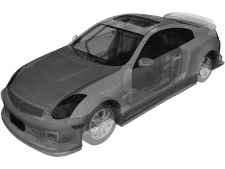 Infiniti G35 3D Model preview