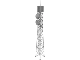 Antenna 3D Model preview