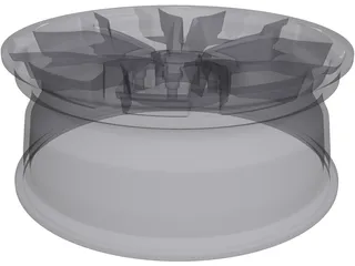 Wheel Audi R8 3D Model preview