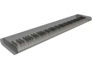 M-Audio Keyboard 3D Model preview