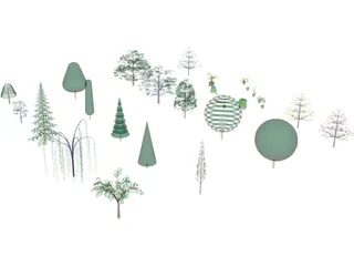 Plants Collection (30 models) 3D Model preview