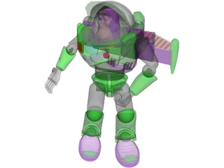 Buzz Lightyear 3D Model preview