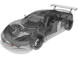 Lotus Evora 3D Model preview