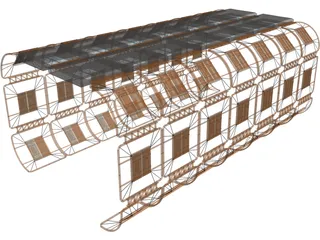 Dry Dock 3D Model preview
