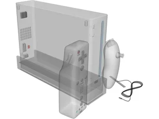 Nintendo Wii 3D Model preview