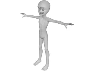 Boy 3D Model preview