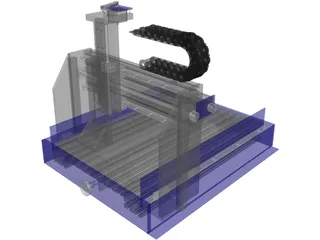 CNC Stepper 3D Model preview