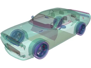 Dodge Challenger SRT8 3D Model preview