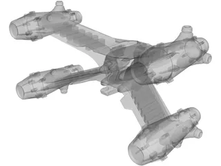 Babylon 5 Starfury 3D Model preview