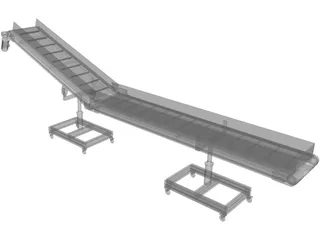 Conveyor Belt 3D Model preview