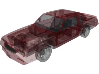 Chevrolet Monte Carlo SS (1986) 3D Model preview