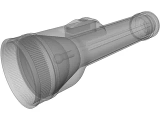 Flashlight 3D Model preview