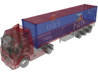 Volvo FH12 3D Model preview