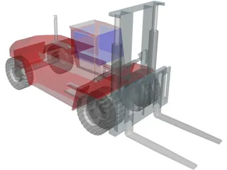 Kalmar DCD320 Forklift 3D Model preview
