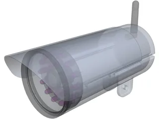 CCD Camera 3D Model preview