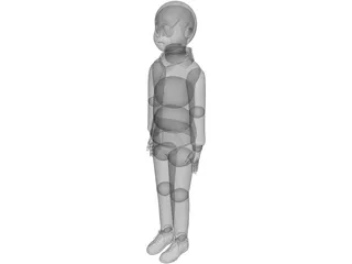 Boy 3D Model preview