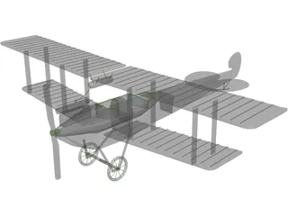 Aviatik 3D Model preview