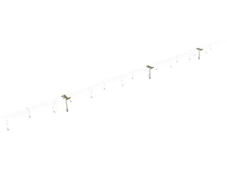 Mountain Cable Railway 3D Model preview
