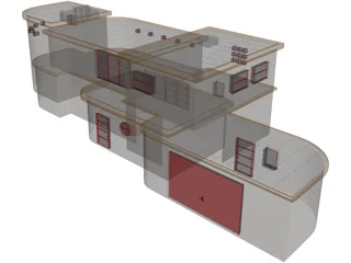 Window House 3D Model preview