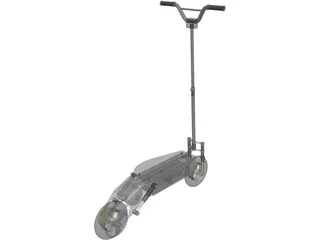 Scooter Electric 3D Model preview