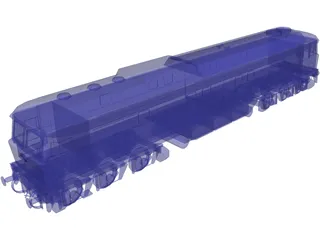 BR232 Locomotive 3D Model preview