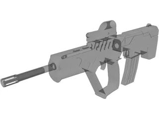 IMI Tavor TAR-21 3D Model preview