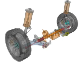 Suspension 3D Model preview