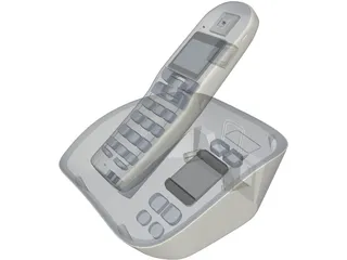 Philips N080211 Phone 3D Model preview