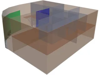 Modern House 3D Model preview