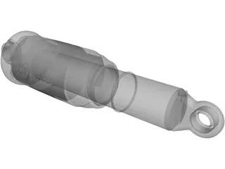DT Swiss MTB Shock Rear Damper 3D Model preview