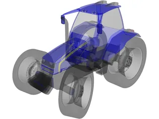 Tractor 3D Model preview