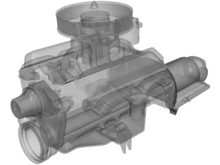 Chevrolet Chevelle V8 Engine 3D Model preview