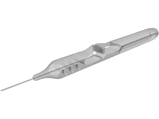 Glaucoma Implant Delivery System 3D Model preview