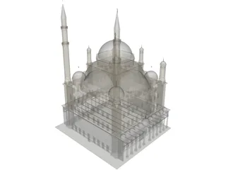 Alabaster Mosque 3D Model preview